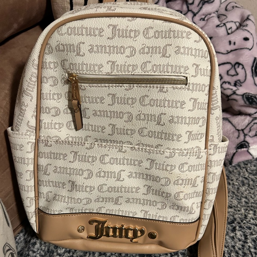 Juicy Couture backpack purse.